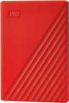 WD Western Digital My Passport external hard drive 4 TB 3.2 Gen 1 (3.1 Gen 1) Red