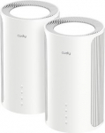 Cudy Router M11000 (2-pack) 2,5G Tri-Band Wi-Fi 7 Mesh Solution