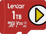 Lexar Karta Lexar PLAY MicroSDXC 1 TB Class 10 UHS-I/U1 A2 V30 (LMSPLAY001T-BNSNG)
