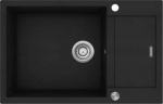 Concept Solution Zlewozmywak Concept Zlewozmywak kuchenny granitowy z ociekaczem CZARNY DG05L60bc