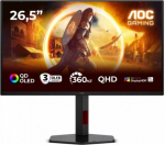 AOC Monitor 26.5 inches Q27G4SDR QD-OLED 360Hz HDMIx2 DP Pivot