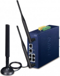 Planet Industrial 5 Port Ge Lorawan Wlan Gateway Lcg 300W Eu Kontroler (Lcg300Weu)