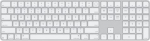 Apple Magic Keyboard with Touch ID and Numeric Keypad for Mac models with Apple silicon - US English - White Keys