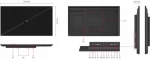 Viewsonic Monitor ViewSonic Monitor CDE55G3-1C 55'' 4K Commercial Display 24/7