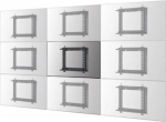 Neomounts Video wall mount WL95-800BL1 POP 42-70 cali 35kg 200x200-600x400