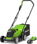 Greenworks 33 cm cordless mower Greenworks GD24LM33K4 - 2516107UB - charger + 4Ah battery kit
