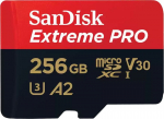 Sandisk microSDXC Extreme Pro 256GB 200/140 MB/s A2 C10 V30 UHS-I U3