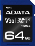 Adata ASDX64GUI3V30S-R memory card 64 GB SDXC UHS-I Class 10