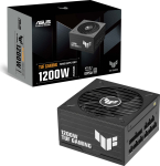 Asus Zasilacz Asus TUF-GAMING-1200P moduł zasilaczy 1200 W 20+4 pin ATX ATX Czarny (90YE0100-B0NA00)