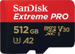 Sandisk microSDXC Extreme Pro 512GB 200/140 MB/s A2 C10 V30 UHS-I U3