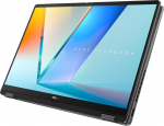 Asus Vivobook 14 Flip TP3407SA-DS74T Intel Core Ultra 7 256V Hybrid (2-in-1) 35.6 cm (14") Touchscreen WUXGA 16 GB LPDDR5x-SDRAM 1 TB SSD Wi-Fi 7 (802.11be) Windows 11 Home Grey New Repack/Repacked
