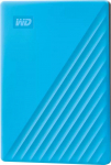 WD Dysk zewnętrzny HDD WD My Passport 6TB Niebieski (WDBR9S0060BBL-WESN)