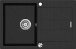 Concept Solution Zlewozmywak Concept DG10C45bc Zlewozmywak kuchenny granitowy z ociekaczem CZARNY