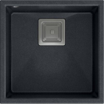 Quadron Zlewozmywak Quadron DAVID 40 GraniteQ black diamond/elementy stalowe