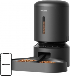 Petlibro Granary food dispenser with double bowl, Wifi, 5L(black)