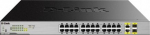 D-Link Switch Smart 2x SFP 24GE PoE DGS-1026MP