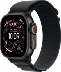 Apple Watch Ultra 3 GPS + Cellular 49mm Black Titanium Case with Black Alpine Loop - Large