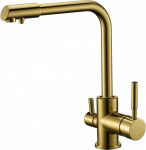 Bluewater Blue Water AMANDA segisti, millel on &uuml;hendus filtriga vee jaoks, kuldne.