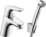 Hansgrohe Mixer tap for washbasin with bidet shower, Focus E2, 31926000.