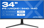 Japannext 86,4cm JN-IPS340UWQHD60C-C65W-HS curved UWQHD
