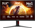AOC Monitor 31.5 inch C32G4Z Curved VA 260Hz HDMI DP HAS Speaker