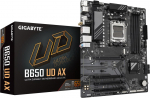 Gigabyte B650 UD AX Motherboard - AMD Ryzen 9000 Series CPUs, 6+2+2 Phases VRM, up to 7600MHz DDR5 (OC), 1xPCIe 5.0 + 2xPCIe 4.0 M.2, GbE LAN, WIFI 6, USB 3.2 Gen 2