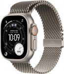 Apple Smartwatch Apple Watch Ultra 3 GPS + Cellular 49mm Natural Titanium Case with Natural Titanium Milanese Loop - Small