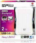 Silicon Power Dysk zewnętrzny HDD Silicon Power Armor A30 2TB Biały (SP020TBPHDA30S3W)