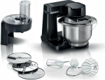 Bosch Serie 2 MUMS2EB01 food processor 700 W 3.8 L Black, Stainless steel