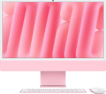 Apple iMac 24 inch: M4 10/10, 24GB, 512GB SSD - Pink