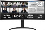 LG 34WR50QK-B computer monitor 86.4 cm (34") 3440 x 1440 pixels Wide Quad HD Black