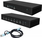 I-Tec CA5MONITORDOCKPD stacja dokująca Przewodowa USB 3.2 Gen 1 (3.1 Gen 1) Type-C Czarny