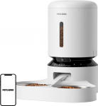 Petlibro Granary camera feed dispenser with double bowl, 5L (white)