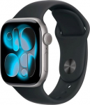 Apple Watch Series 11 (2025) GPS 42mm Space Gray Alu Case, Black Sport Band M/L EU MEQX4