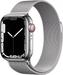 Apple Smartwatch Apple Watch 7 GPS + Cellular 45mm Srebrny  (MKJW3WB/A)