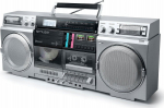Muse Radioodtwarzacz Muse M-380 GBS GHETTO srebrny