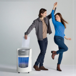 Leitz IQ OptiMax Small Office 350 Micro Cut Paper Shredder Security P5 22L - White