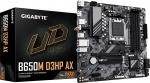 Gigabyte B650M D3HP AX Motherboard - AMD Ryzen 9000 Series CPUs, 5+2+2 Phases VRM, up to 8000MHz DDR5 (OC), 2xPCIe 4.0 M.2, WIFI 6E, 2.5GbE LAN, USB 3.2 Gen 1