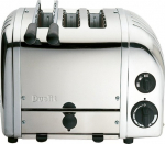 Dualit Toster Dualit 2+1 Combi Toaster incl. Szczypce Toast polished