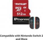 Patriot Memory EP Express memory card 512GB MicroSDXC 800/600 MB/s (PEF512GEPEXMCX)