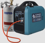 K&ouml;nner & S&ouml;hnen Inverterinis generatorius LPG/benzinas 2000W KS 1900iG S KONNER amp SOHNEN