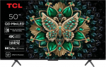 TCL Telewizor TCL 50Q6C 50'' 4K Ultra HD Smart TV Wi-Fi Metaliczny