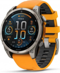 Garmin fenix 8 3.56 cm (1.4") AMOLED 47 mm Digital 454 x 454 pixels Touchscreen Graphite Wi-Fi GPS (satellite)