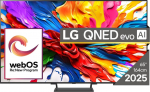 LG QNED evo AI 65QNED93A6A TV 165.1 cm (65") 4K Ultra HD Smart TV Wi-Fi Black