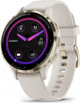 Garmin Venu 3S 3.05 cm (1.2") AMOLED 41 mm Digital 390 x 390 pixels Touchscreen Gold, Ivory Wi-Fi GPS (satellite)