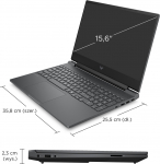 HP Laptop HP Victus Gaming Laptop 15-fb3040nw AMD Ryzen 7 7445H 39,6 cm (15.6'') Full HD 16 GB DDR5-SDRAM NVIDIA GeForce RTX 4050 Wi-Fi 6 (802.11ax) Free DOS Czarny