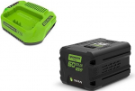 Greenworks 60V 4Ah battery pack + 2A charger Greenworks GSK60B4 - 2933807