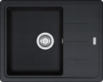 Franke Zlewozmywak Franke Zlewozmywak wpuszczany BASIS BFG 611-62 Fragranit onyx , odpływ zatyczkowy