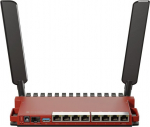 Mikrotik L009UiGS-2HaxD-IN wireless router Gigabit Ethernet Single-band (2.4 GHz) Red