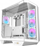 Darkflash DY470 computer case (white) + 4 fans + GPU bracket